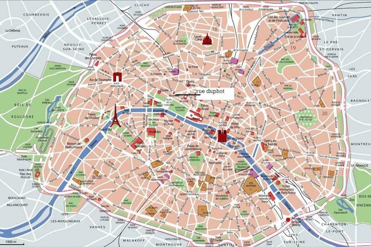 Appartement Coeur De Paris Avec Vue Sur Les Toits מראה חיצוני תמונה